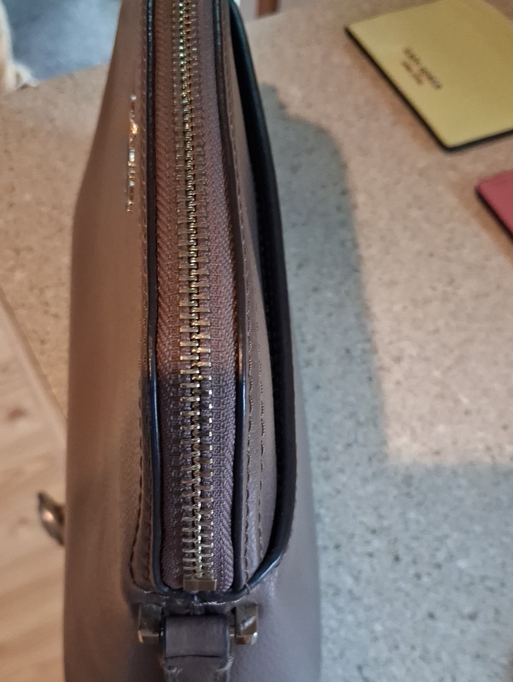 Kate Spade Brown Leather Crossbody Bag with Card Holder - Picture 7 of 10